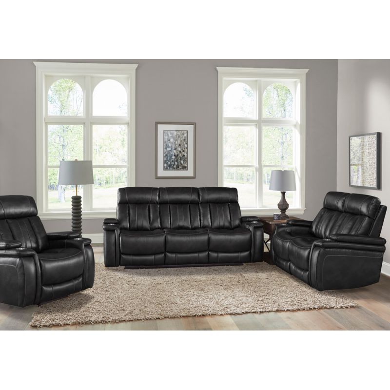 Parker House - Royce - Midnight Power Reclining Sofa Loveseat and Recliner - MROY-321PH-MID