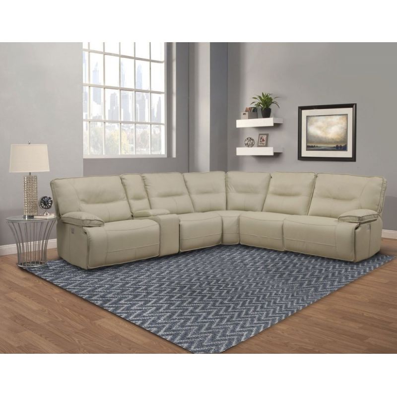 Parker House - Spartacus Oyster 6-Piece Sectional - Package A - MSPA-PACKA(H)-OYS