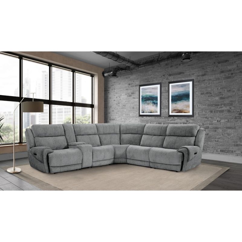 Parker House - Spencer Tide Graphite 6-Piece Sectional - Package A - MSPE-PACKA(H)-TGR