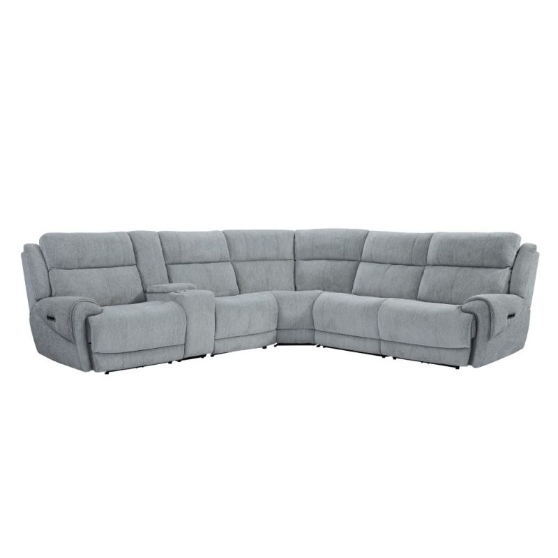 Parker House - Spencer Tide Pebble 6-Piece Sectional - Package A - MSPE-PACKA(H)-TPE