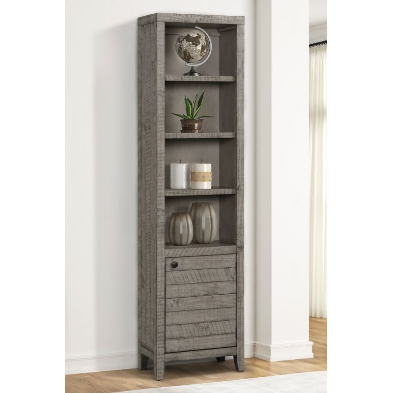 Parker House - Tempe Grey Stone 22 in. Open Top Bookcase - TEM320-GST_CLOSEOUT