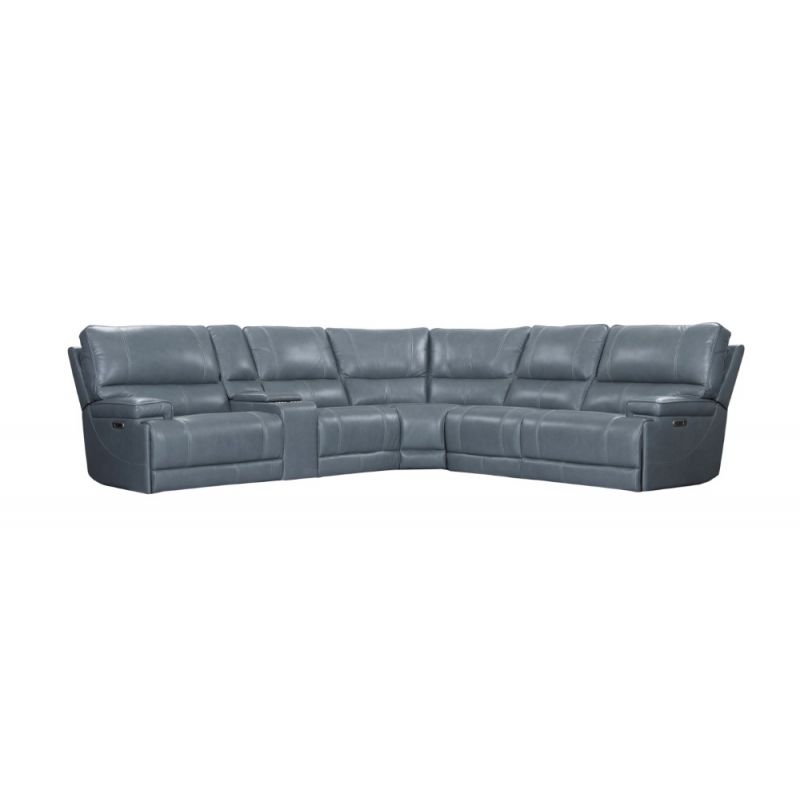 Parker House - Whitman Verona Azure 6-Piece Sectional - Package A - MWHI-PACKA(H)-P50-VAZ