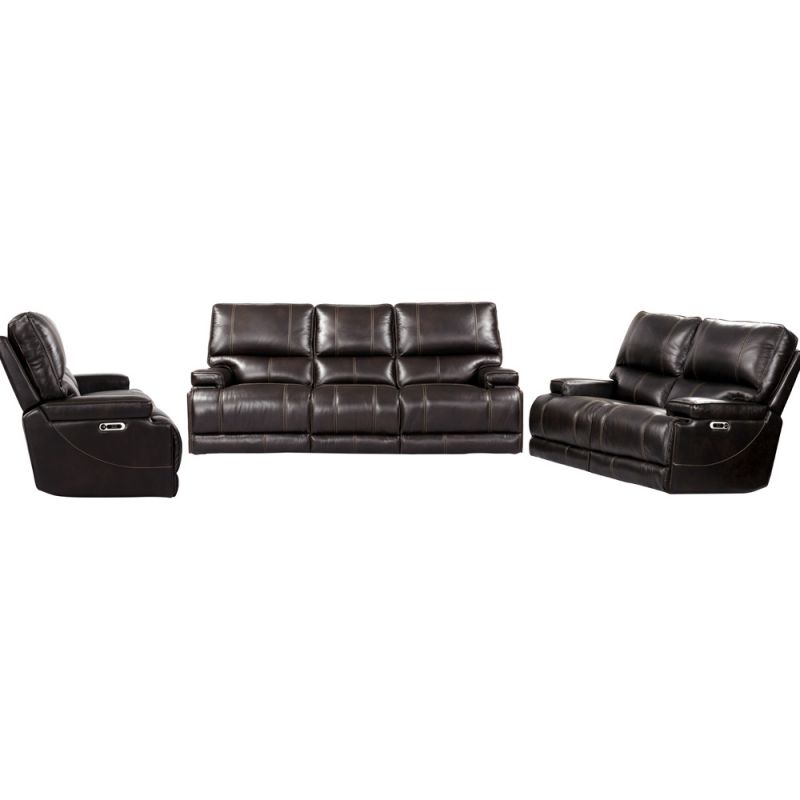 Parker House - Whitman - Verona Coffee - Powered By Freemotion Power Reclining Sofa Loveseat and Recliner - MWHI-321PH-P25-VCO