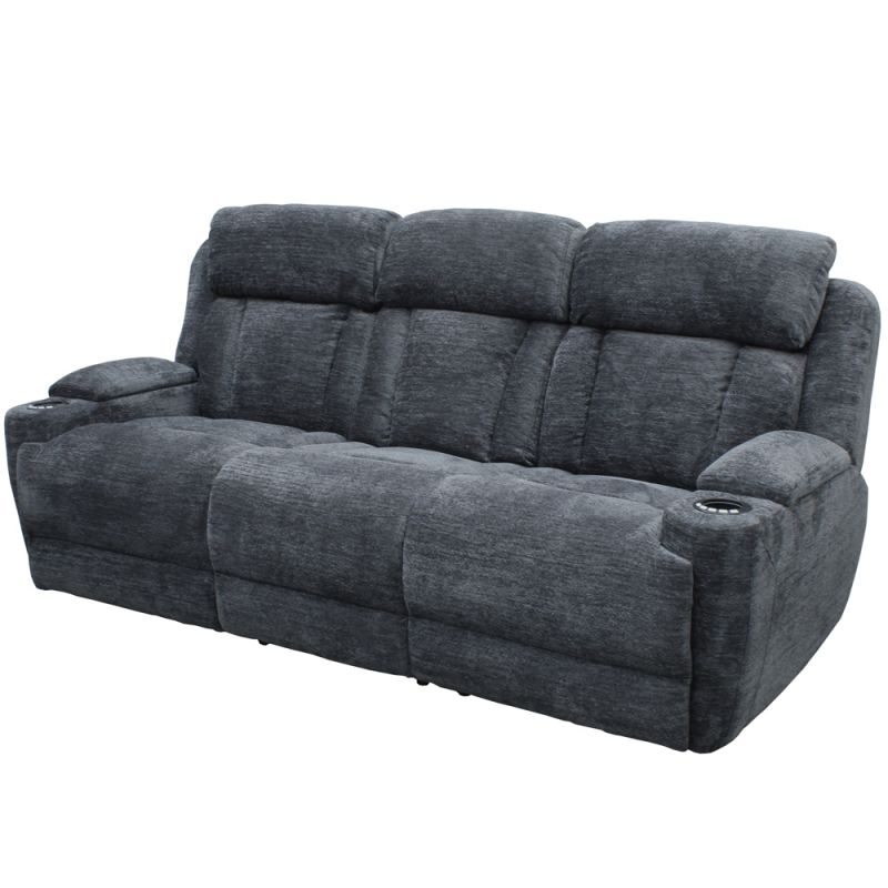 Parker House - Dalton - Lucky Charcoal Power Drop Down Console Sofa - MDAL#834PH-LCH