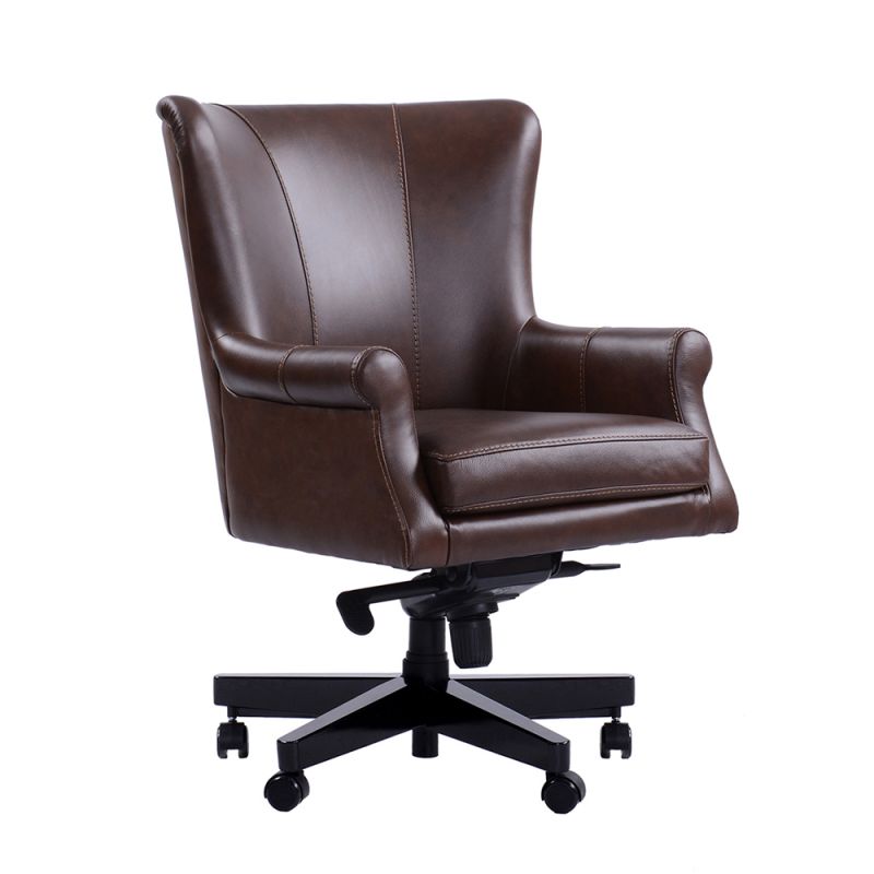Parker House - Dc#129 Verona Brown - Leather Desk Chair - DC#129-VBR