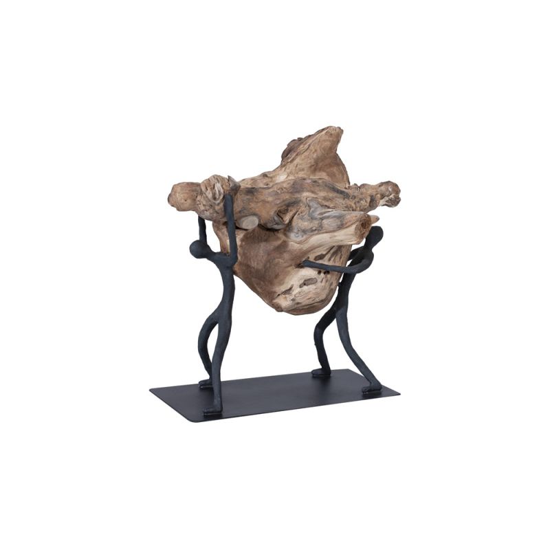 Phillips Collection - Atlas Tabletop Sculpture, Freeform High Lift, With Base - TH100849