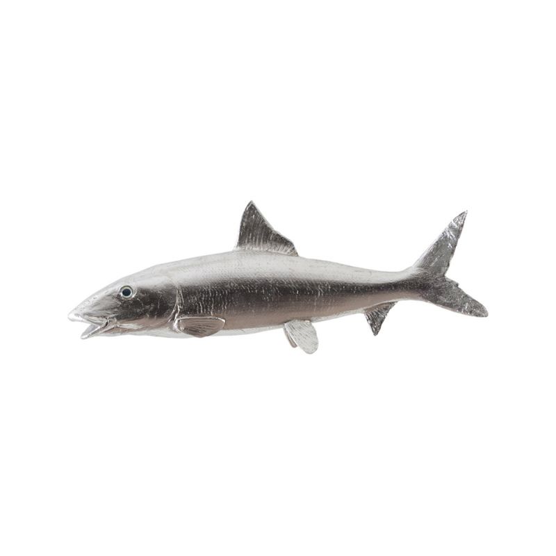 Phillips Collection - Bonefish Wall Sculpture, Resin, Silver Leaf - PH66835