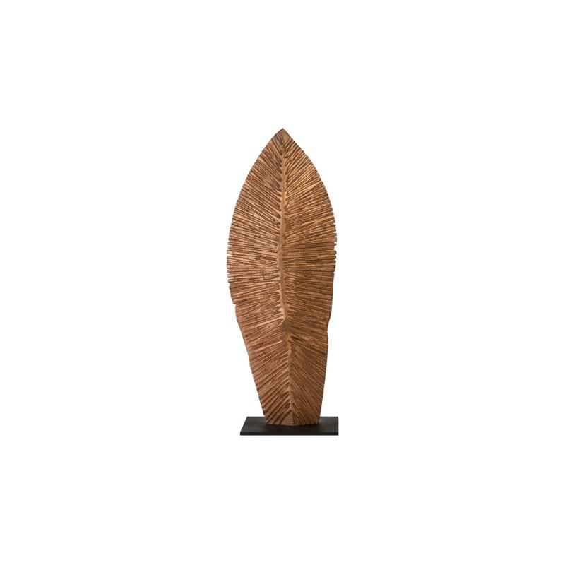 Phillips Collection - Carved Leaf on Stand, Copper Leaf, SM - TH89170