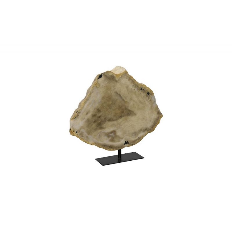 Phillips Collection - Cast Petrified Sculpture, on Metal Stand - PH112764