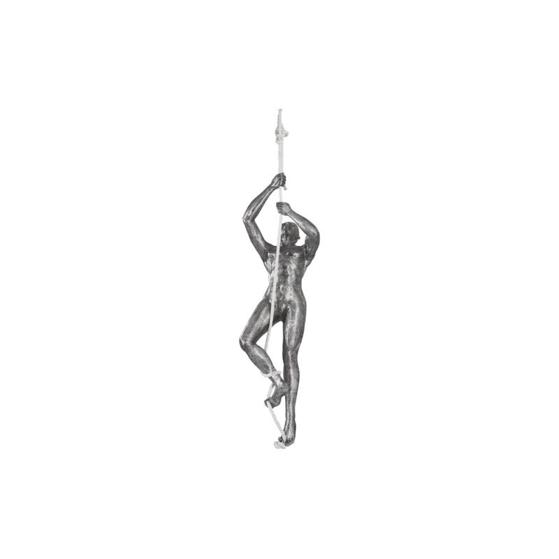 Phillips Collection - Climbing Sculpture w/Rope, Black/Silver, Aluminum - ID100690