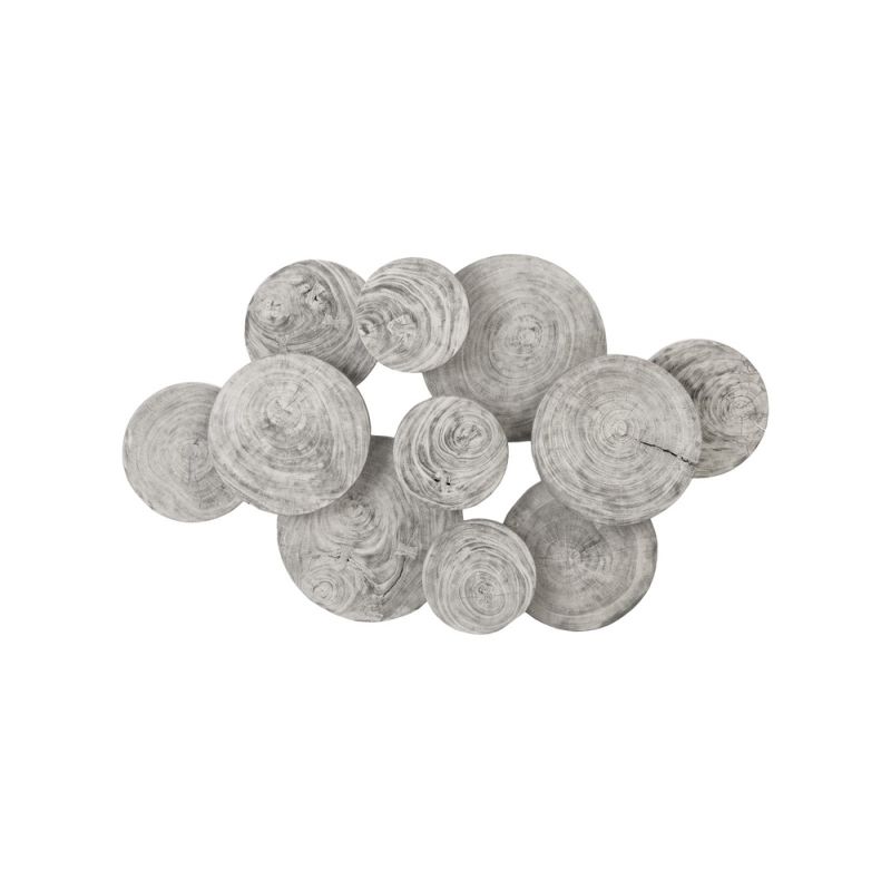 Phillips Collection - Clouds Wall Art, Gray Stone - TH97956