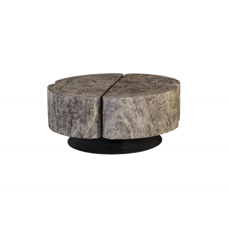 Phillips Collection - Clover Coffee Table, Gray Stone - TH105521