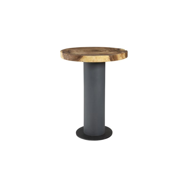 Phillips Collection - Concrete Bar Table, Chamcha Wood Top - TH78367