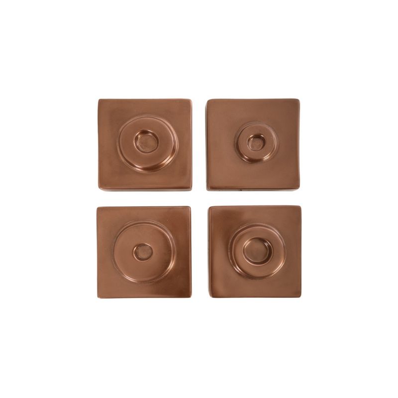 Phillips Collection - Cuadritos Wall Tiles (Set of 4) - Polished Copper - PH67740