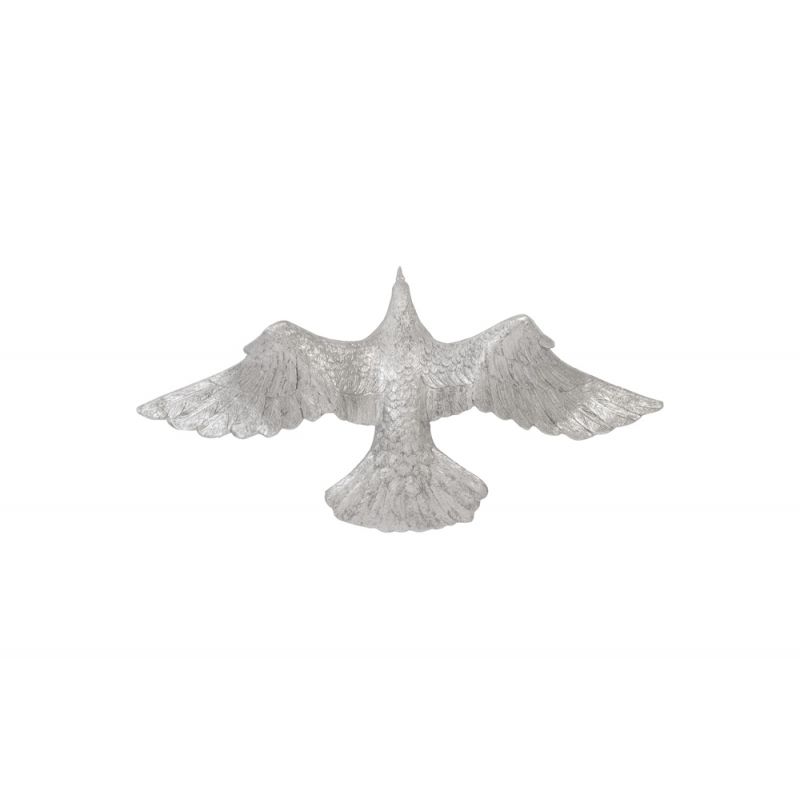Phillips Collection - Dove Wall Art, Silver Leaf - PH97638