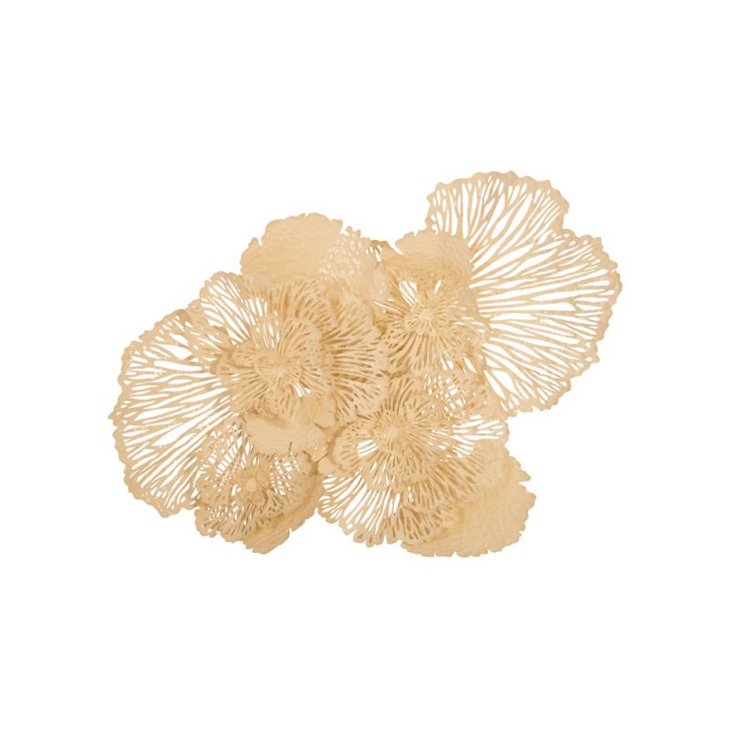 Phillips Collection - Flower Wall Art, Large, Ivory, Metal - TH83085