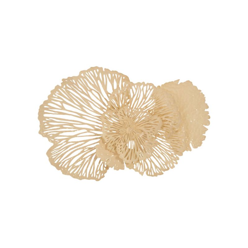 Phillips Collection - Flower Wall Art, Medium, Ivory, Metal - TH83084