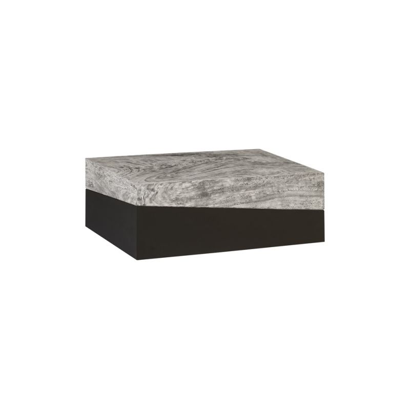Phillips Collection - Geometry Coffee Table, Gray Stone - TH97558
