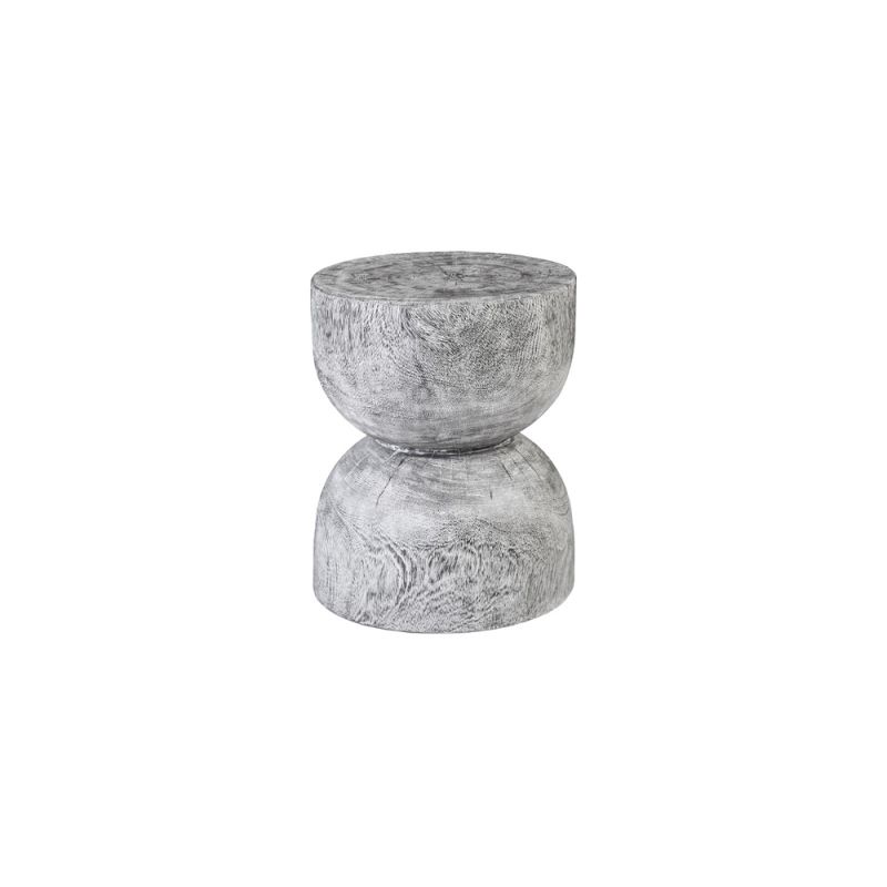 Phillips Collection - Hour Glass Side Table, Gray Stone - TH99995