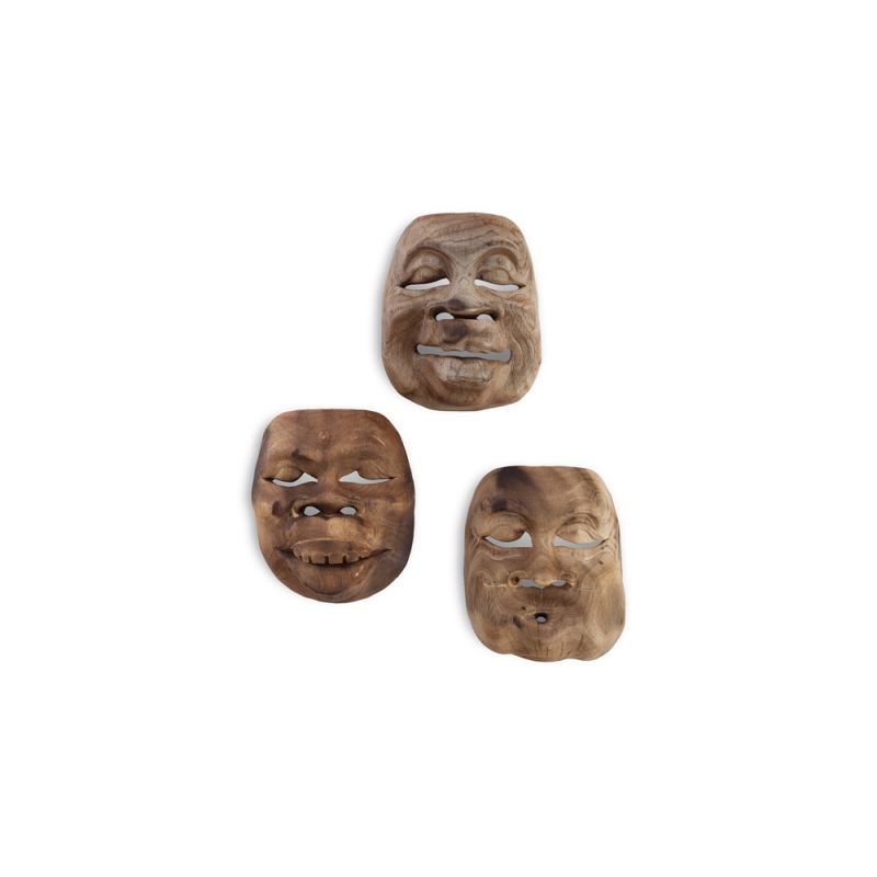 Phillips Collection - Indonesian Masks, Teak Wood, Assorted - ID72667