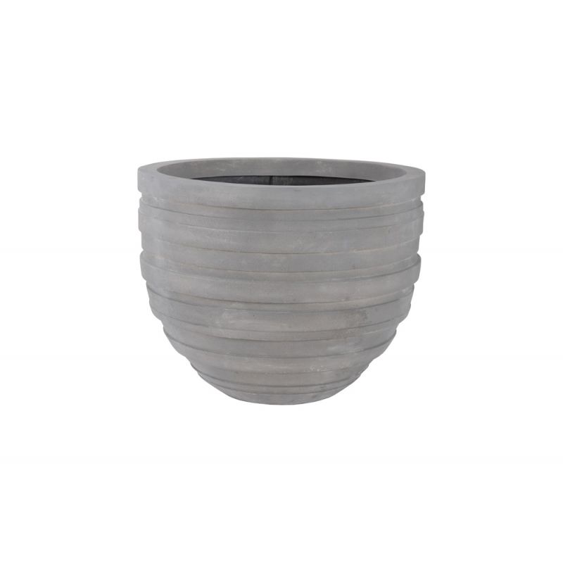 Phillips Collection - June Planter, Raw Gray, LG - PH105218