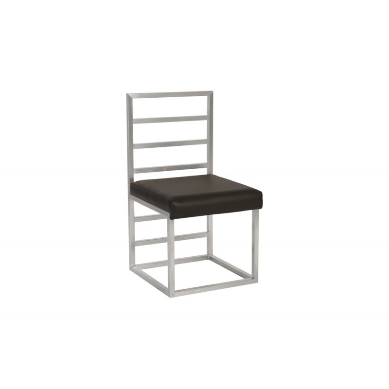 Phillips Collection - Ladder Dining Chair , Gray/Silver Finish - ID96164