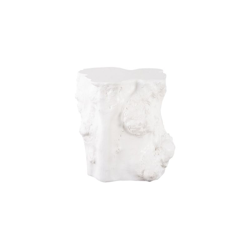 Phillips Collection - Log Side Table, Gel Coat White - PH105530