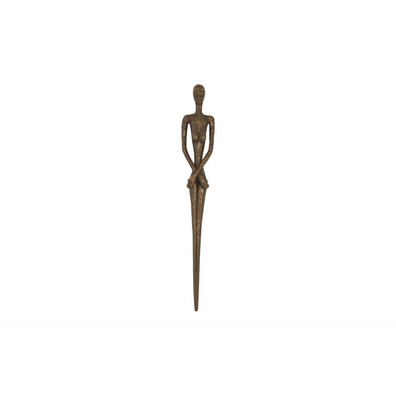 Phillips Collection - Lottie Wall Sculpture, Resin, Bronze Finish - PH95572
