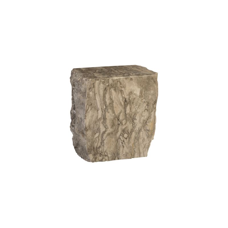 Phillips Collection - Marble Stool, Gray - ID94664