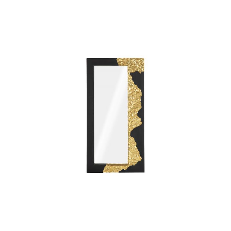 Phillips Collection - Mercury Mirror, Rectangle, Black, Gold Leaf - PH112040