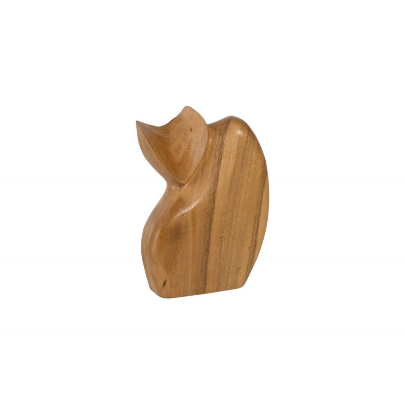 Phillips Collection - Nuzzled Cat Sculpture, Natural - TH95614