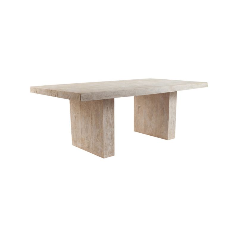 Phillips Collection - Old Lumber Dining Table, Roman Stone - PH63850