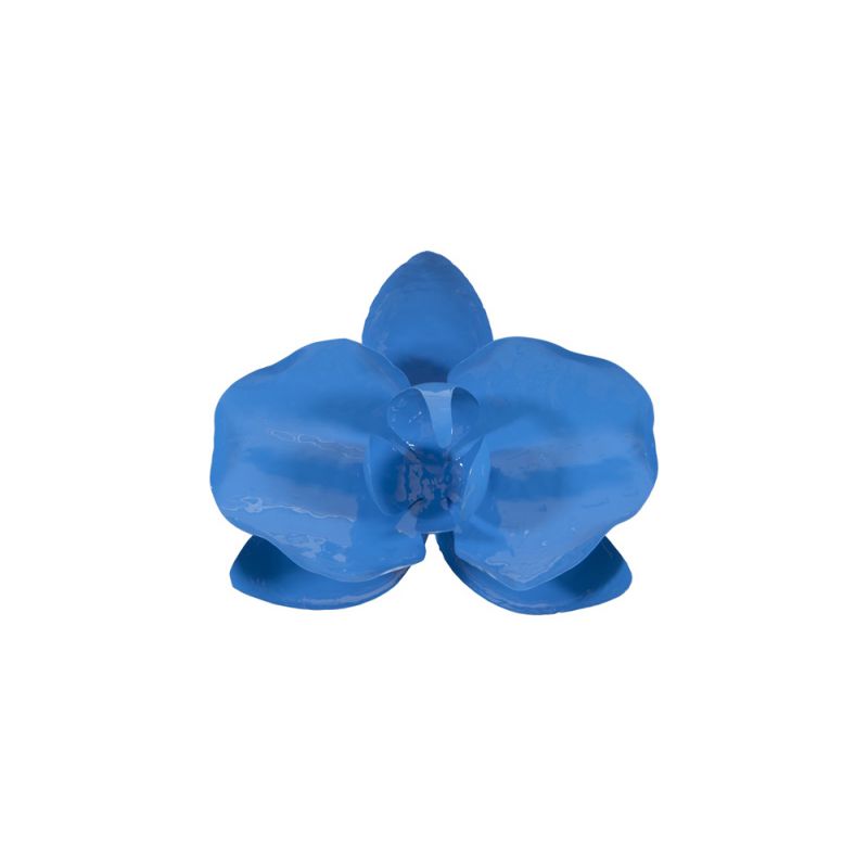 Phillips Collection - Orchid Flower Wall Decor, Blue, Metal - TH101831