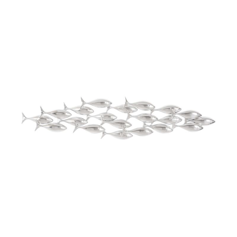 Phillips Collection - School of Fish Wall Art, Silver Leaf - PH110576
