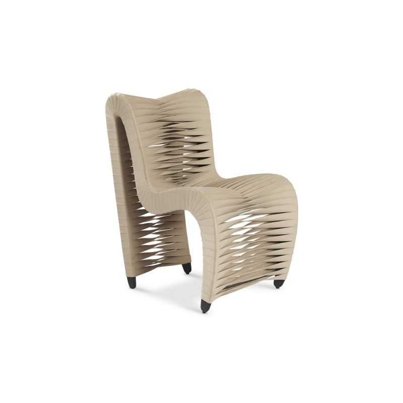 Phillips Collection - Seat Belt Dining Chair, Beige/Beige - B2061BE