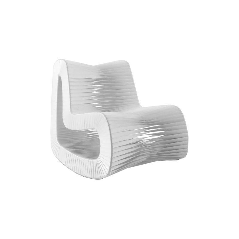 Phillips Collection - Seat Belt Rocking Chair, White - B2063WZ