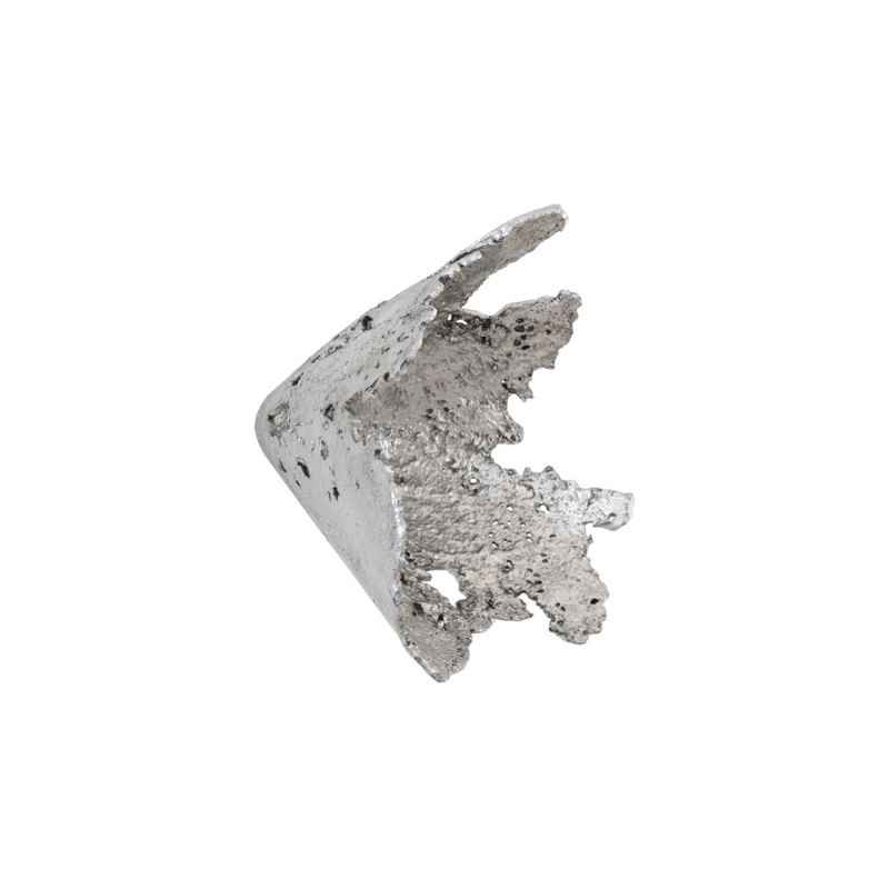 Phillips Collection - Semi-Perforated Splash Bowl Wall Art, Silver Leaf - PH105203