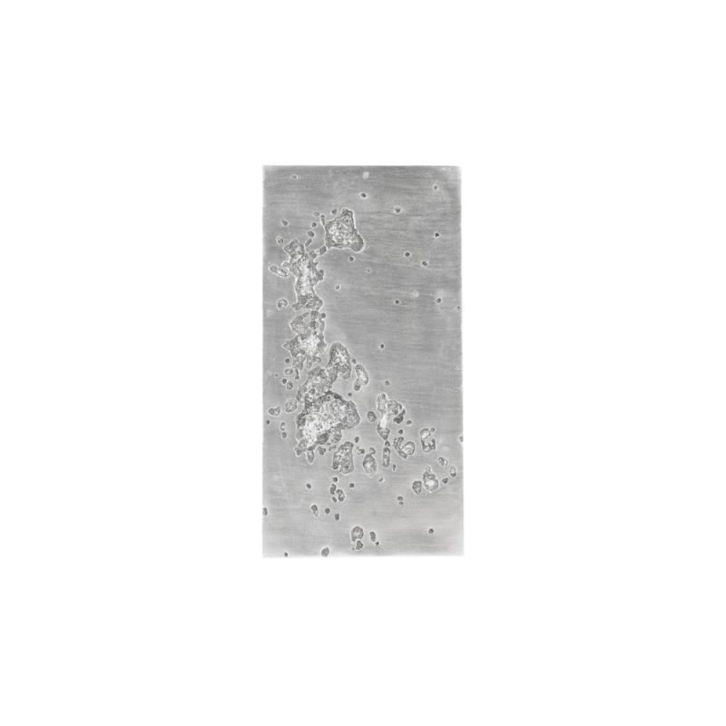 Phillips Collection - Splotch Wall Art, Rectangle, Silver Leaf - PH94492