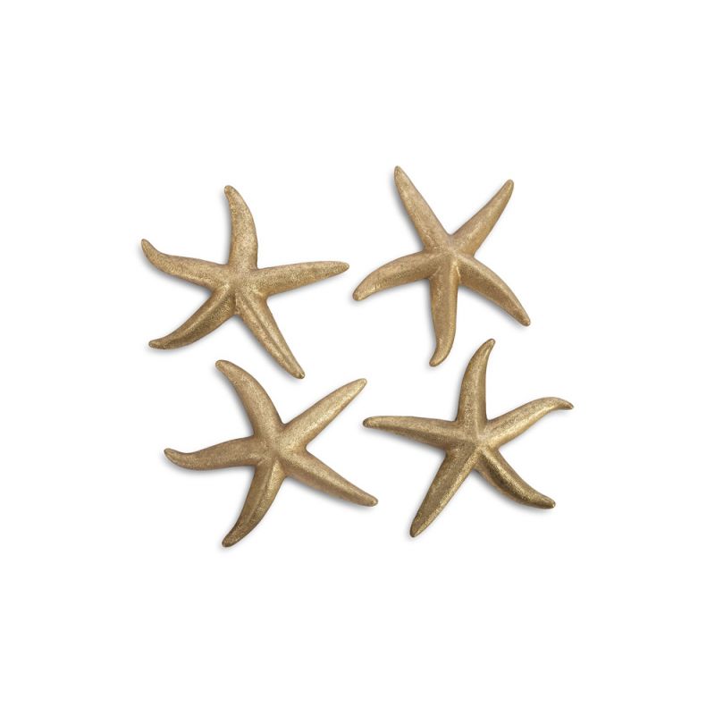 Phillips Collection - Starfish, Gold Leaf (Set of 4) - MD - PH67529