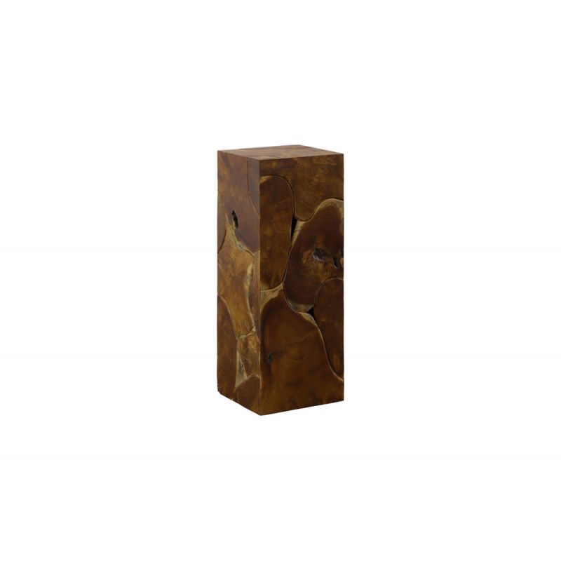 Phillips Collection - Teak Slice Pedestal, Square, MD - ID65139