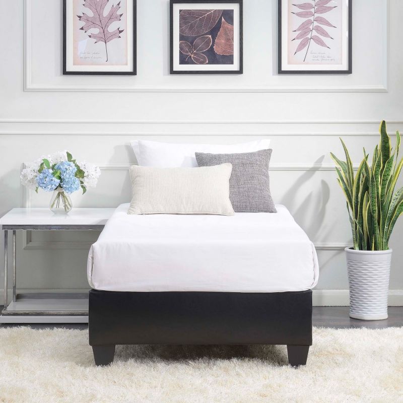 Picket House Furnishings - Abby Twin Platform Bed in Black - UBB102TBBO