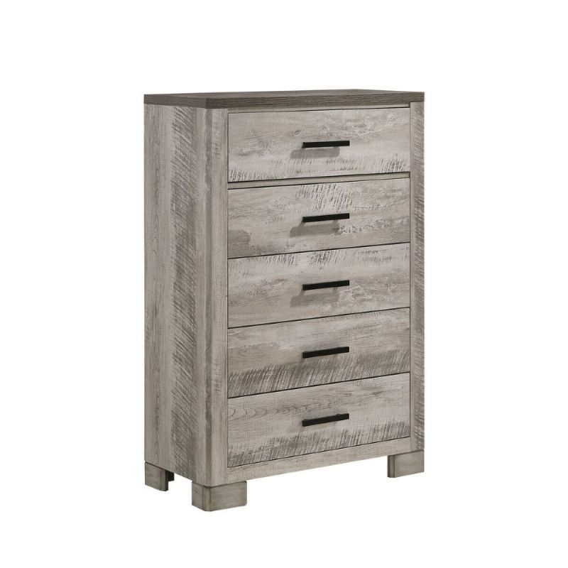 Picket House Furnishings - Adam 5-Drawer Chest in Gray - MC300CH