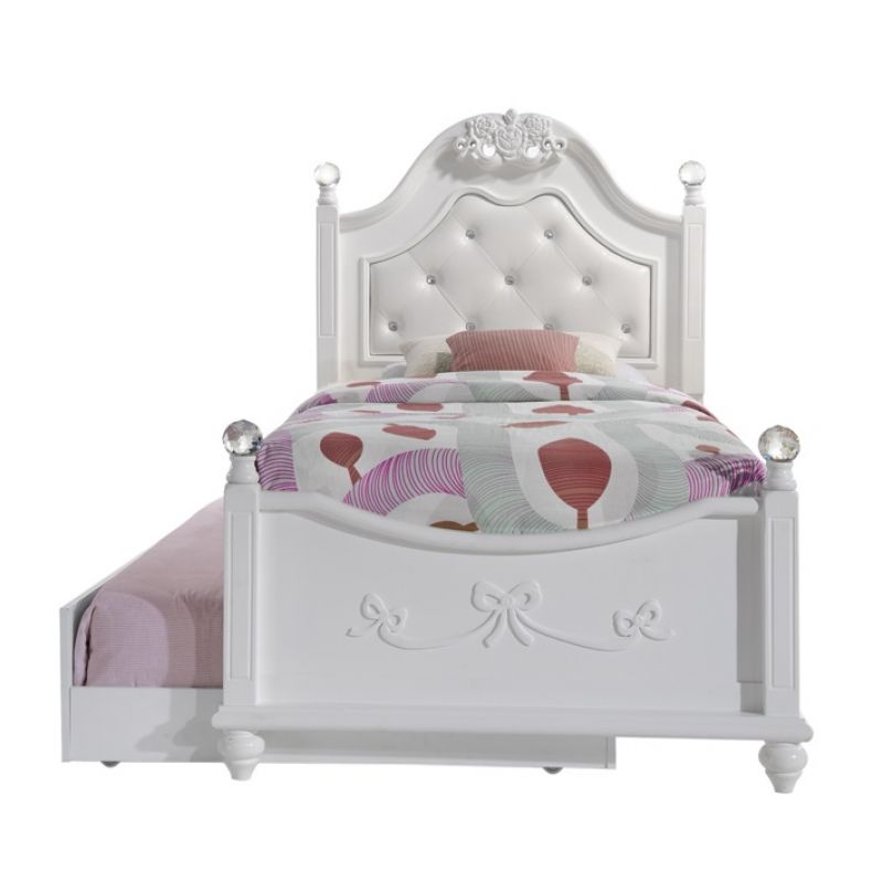 Picket House Furnishings Annie Twin, Little Girl White Twin Bed