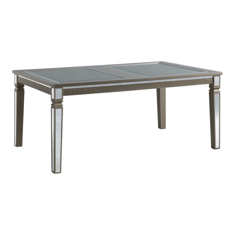Picket House Furnishings Aria Standard Height Rectangle Dining Table in Gray - DFH150DTML