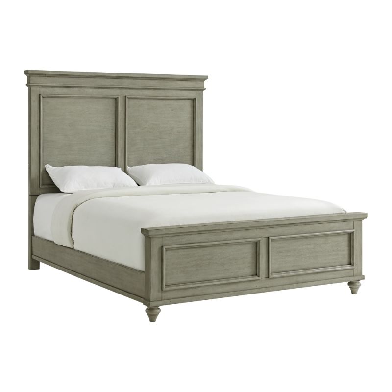 Picket House Furnishings - Bessie Queen Bed in Grey - B-10190-QB