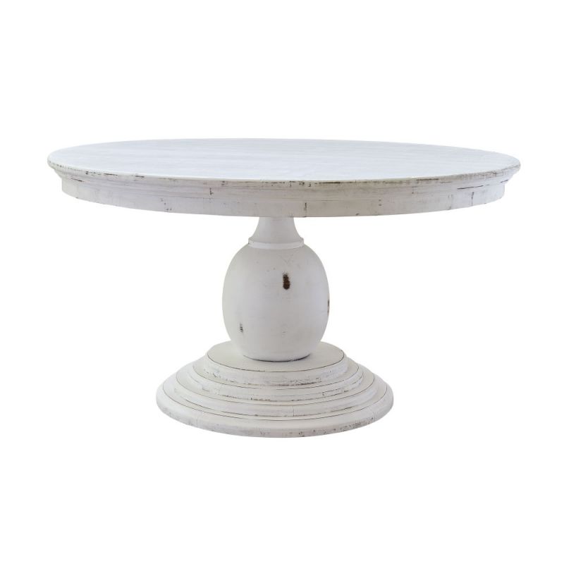 Picket House Furnishings - Brixton Mary Standard Dining Table in White - M-22177-DTC