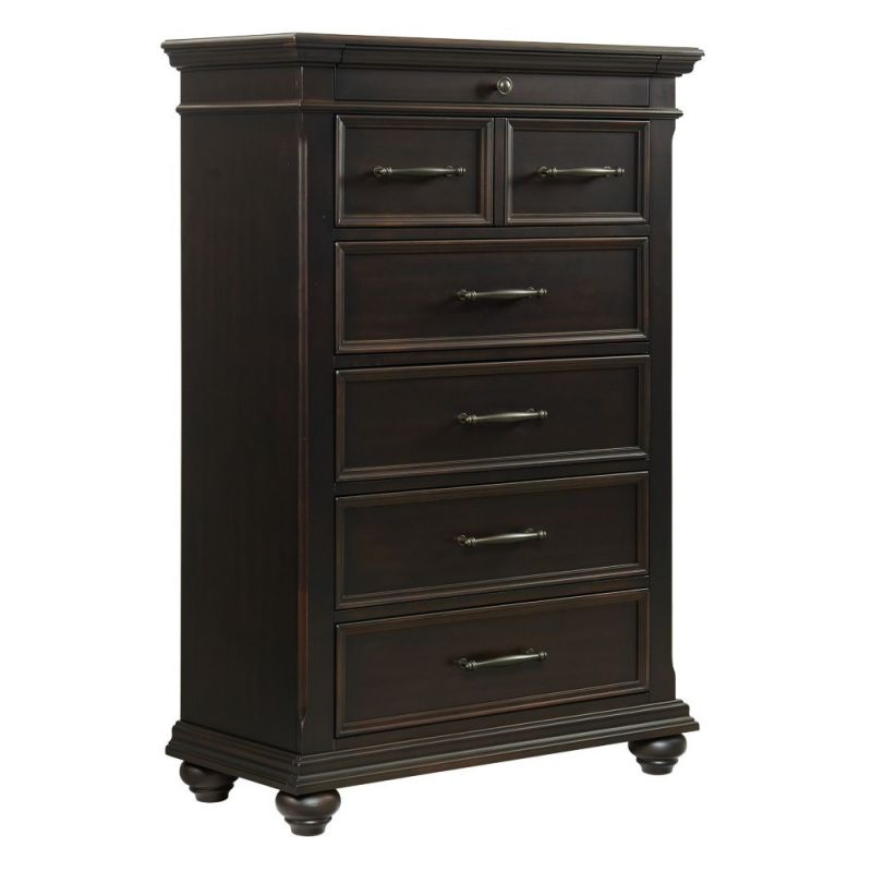 Picket House Furnishings - Brooks 6-Drawer Chest in Black - SR800CH