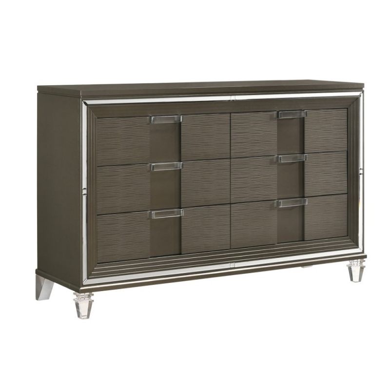 Picket House Furnishings - Charlotte 6 Drawer Dresser in Copper - TN600DR