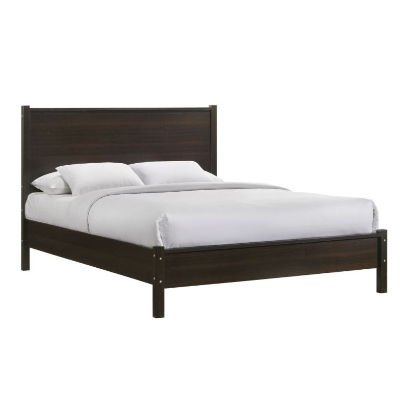 Picket House Furnishings - Cohen Queen Panel Bed in Espresso - B-4825-QBE