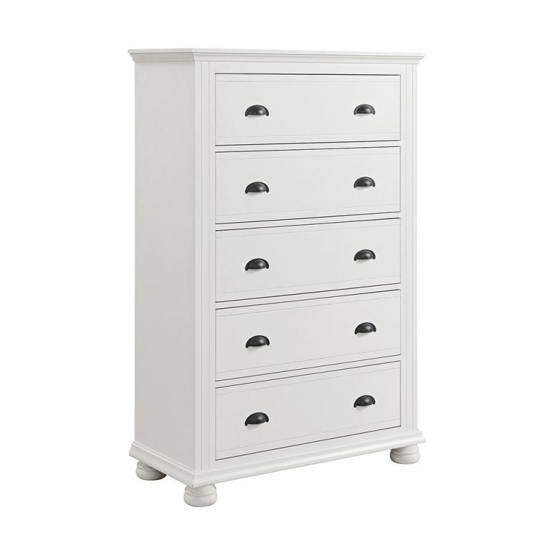 Picket House Furnishings - Conaughey 5-Drawer Chest in White - B-9340-7-CH